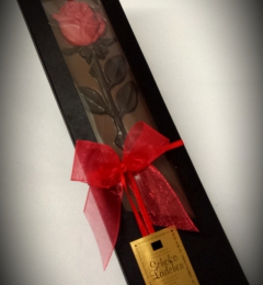 Tafel mit Rose - Vollmilch