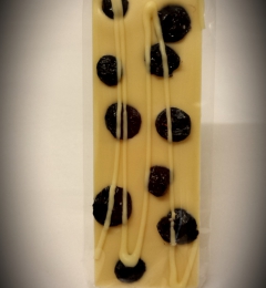 Weiße Schokolade mit Blaubeeren 50g